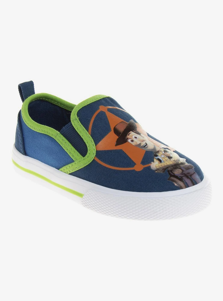Disney Pixar Toy Story Toddler & Boys Slip On Canvas Sneakers