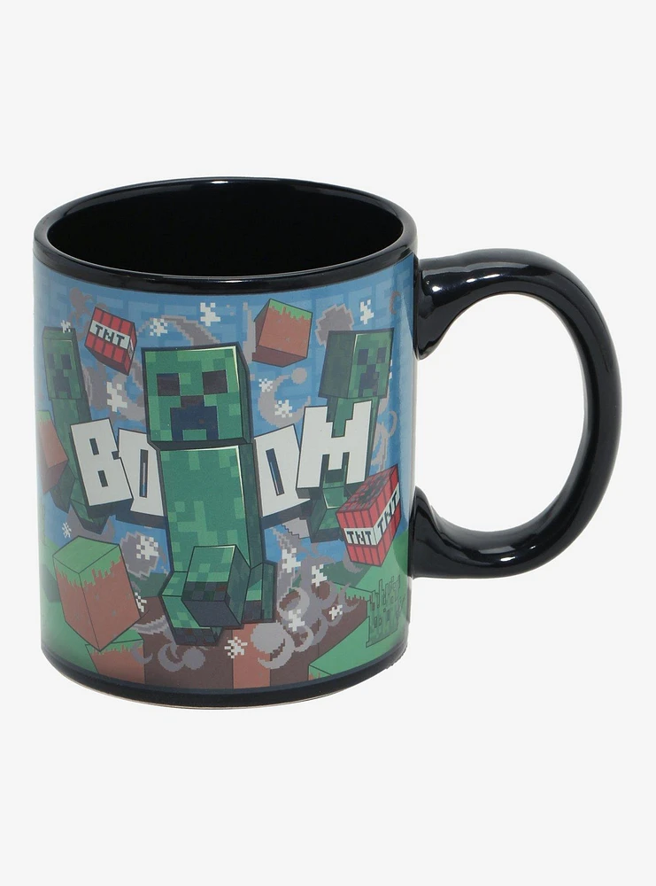 Minecraft Creeper Heat Reactive Mug