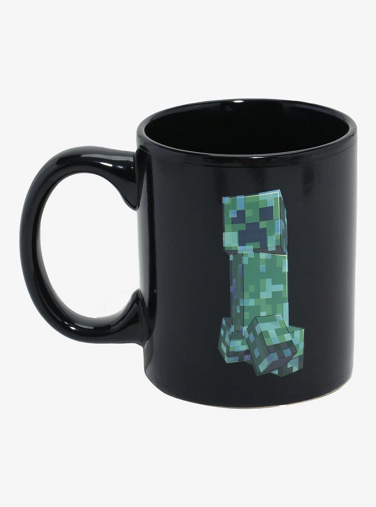 Minecraft Creeper Heat Reactive Mug