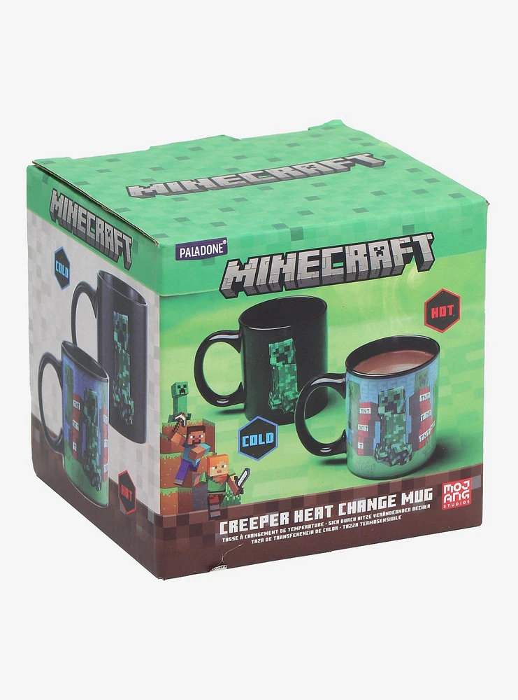 Minecraft Creeper Heat Reactive Mug