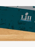 NFL 2025 Super Bowl LIX Philadelphia Eagles Multi Champ Tradition 36x62" Washable Rug