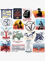 Yellowstone 2nd Variety Miscellaneous 100ct Sticker Pack