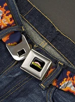 My Hero Academia Flame Endeavor Pose Blue Seatbelt Buckle Belt