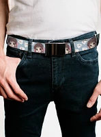 Fruits Basket Chibi Tohru Honda & Rice Ball Light Blue Flip Web Belt
