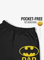 DC Comics Batman Bat Dad Shield Logo Sweatpants
