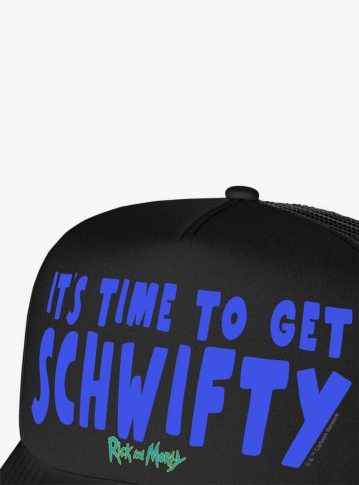 Rick And Morty Time To Get Schwifty Foam Trucker Hat