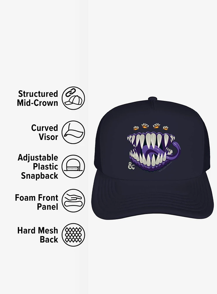 Dungeons And Dragons Mimic Hat Foam Trucker Hat