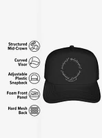 The Lord Of The Rings Mordor Script Foam Trucker Hat