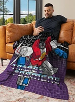 Transformers G1 Grid Starscream 40x50" Silk Touch Throw Blanket