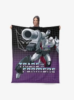 Transformers G1 Grid Megatron 40x50" Silk Touch Throw Blanket