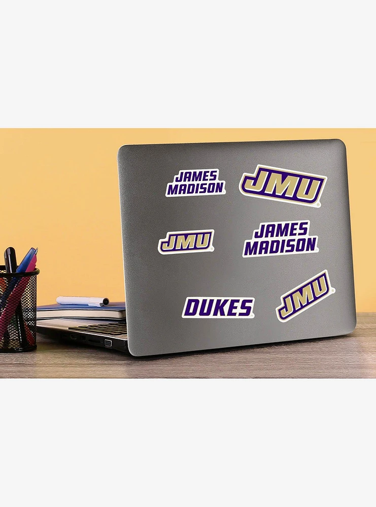 James Madison University JMU Dukes 100Ct Sticker Pack