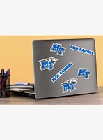 Middle Tennessee Blue Raiders State University 100Ct Sticker Pack