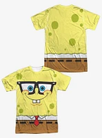 SpongeBob SquarePants Nerd Face Sublimated T-Shirt