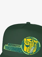 Transformers Split Face Bumblebee Foam Trucker Hat