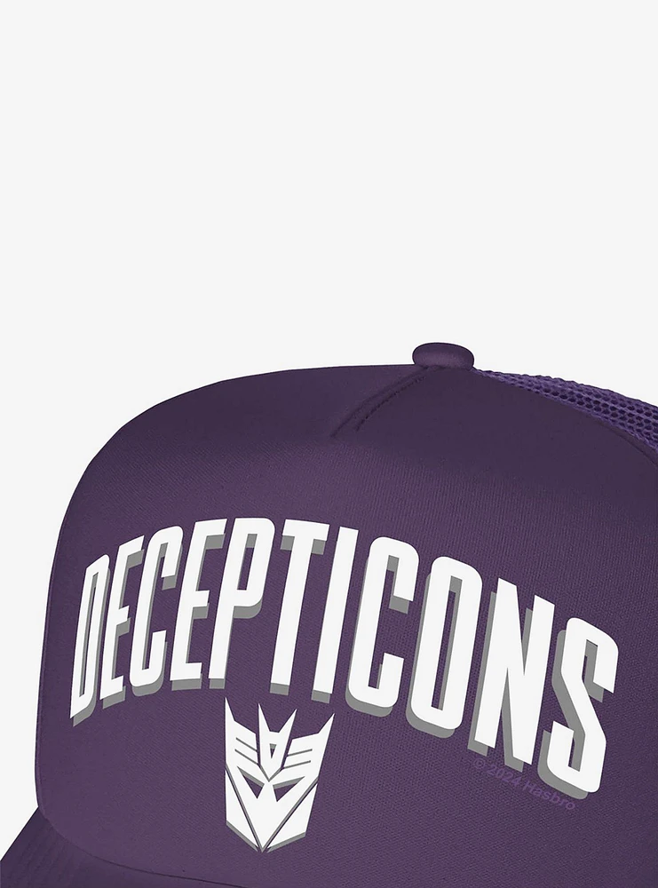 Transformers Decepticon Arched Foam Trucker Hat