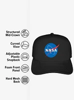 NASA Official Meatball Logo Foam Trucker Hat