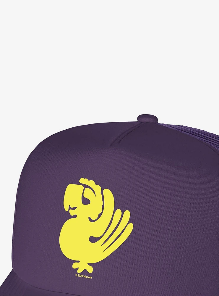 Legends Of The Hidden Temple Purple Parrots Foam Trucker Hat