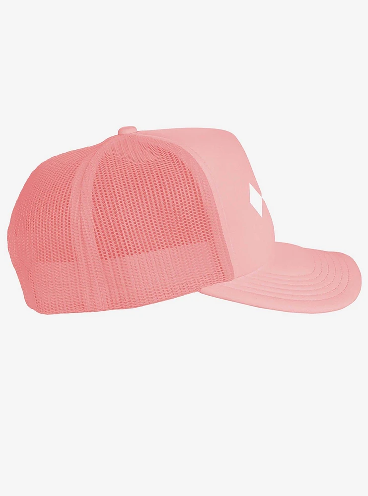 Power Rangers Pink Chest Medallion Foam Trucker Hat