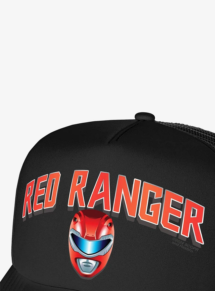 Power Rangers Red Ranger Helmet Foam Trucker Hat