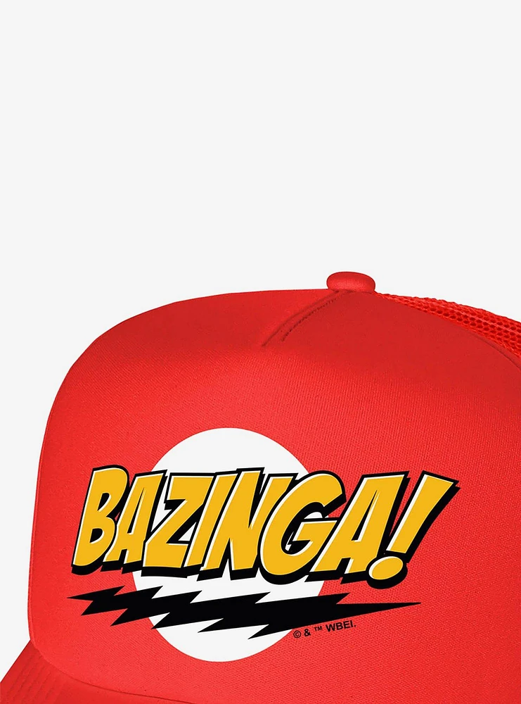 The Big Bang Theory Sheldon Bazinga Foam Trucker Hat