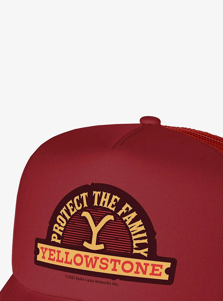 Yellowstone Protect The Family Foam Trucker Hat