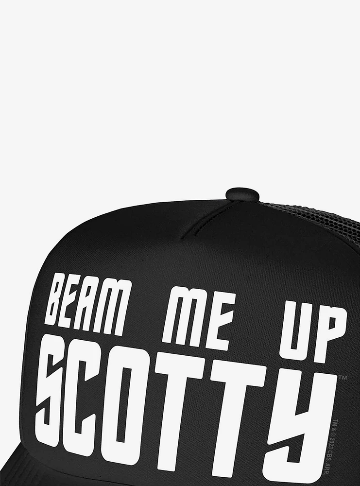 Star Trek Beam Me Up Scotty Foam Trucker Hat