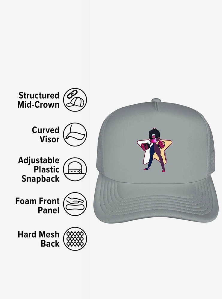 Steven Universe Garnet Star Foam Trucker Hat