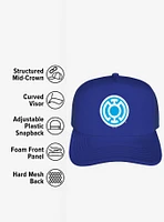 Green Lantern Blackest Night Blue Lantern Foam Trucker Hat
