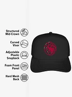 Game Of Thrones Targaryen Sigil Foam Trucker Hat