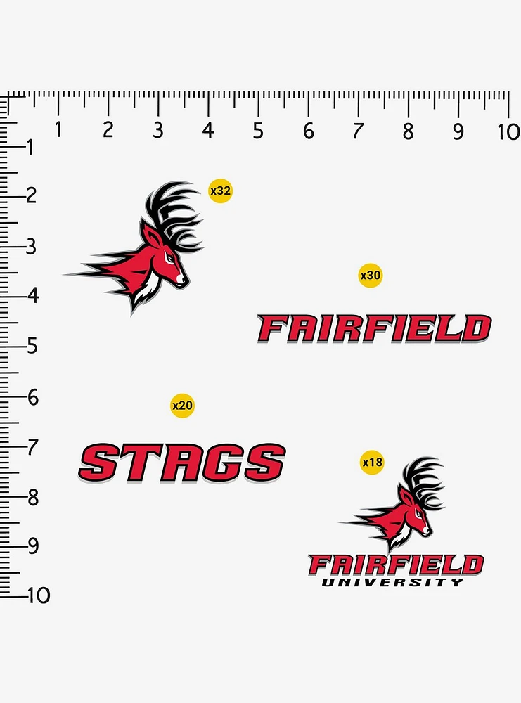 Fairfield University 100ct Sticker Pack