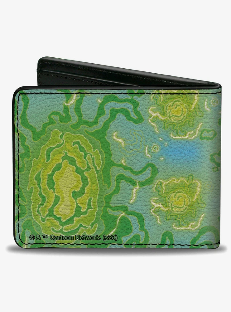 Rick and Morty Portal Gun and Portals Bifold Wallet