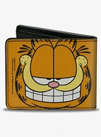Garfield Smiling Face Character Close Up Bifold Wallet