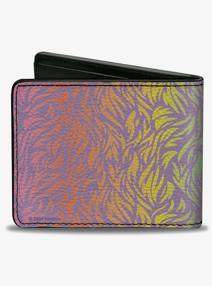 Furby Title Logo Fur Print Multi Bifold Wallet