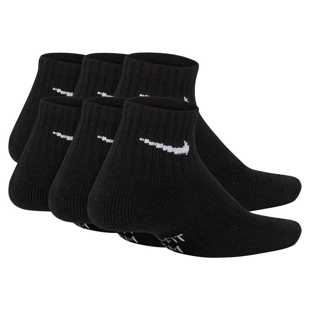 Juniors' Performance Cushioned Quarter Training Sock (6 Pack)