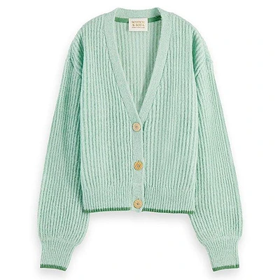 Women's Fuzzy Knit Boxy Cardigan