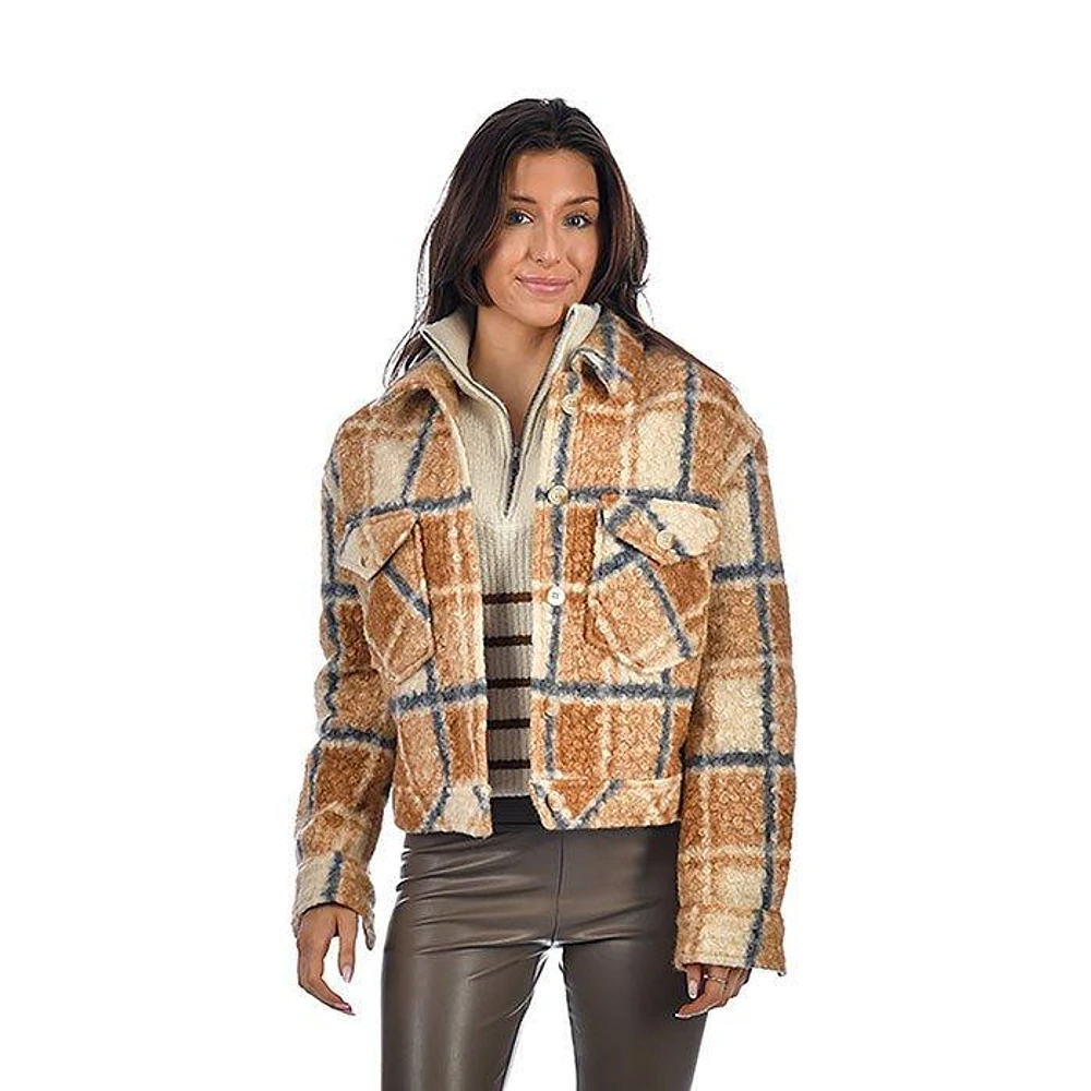Women's Zoe Cropped Shirt Jacket