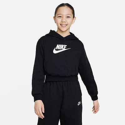 Junior Girls' [7-16] Sportswear Club Fleece Crop Hoodie