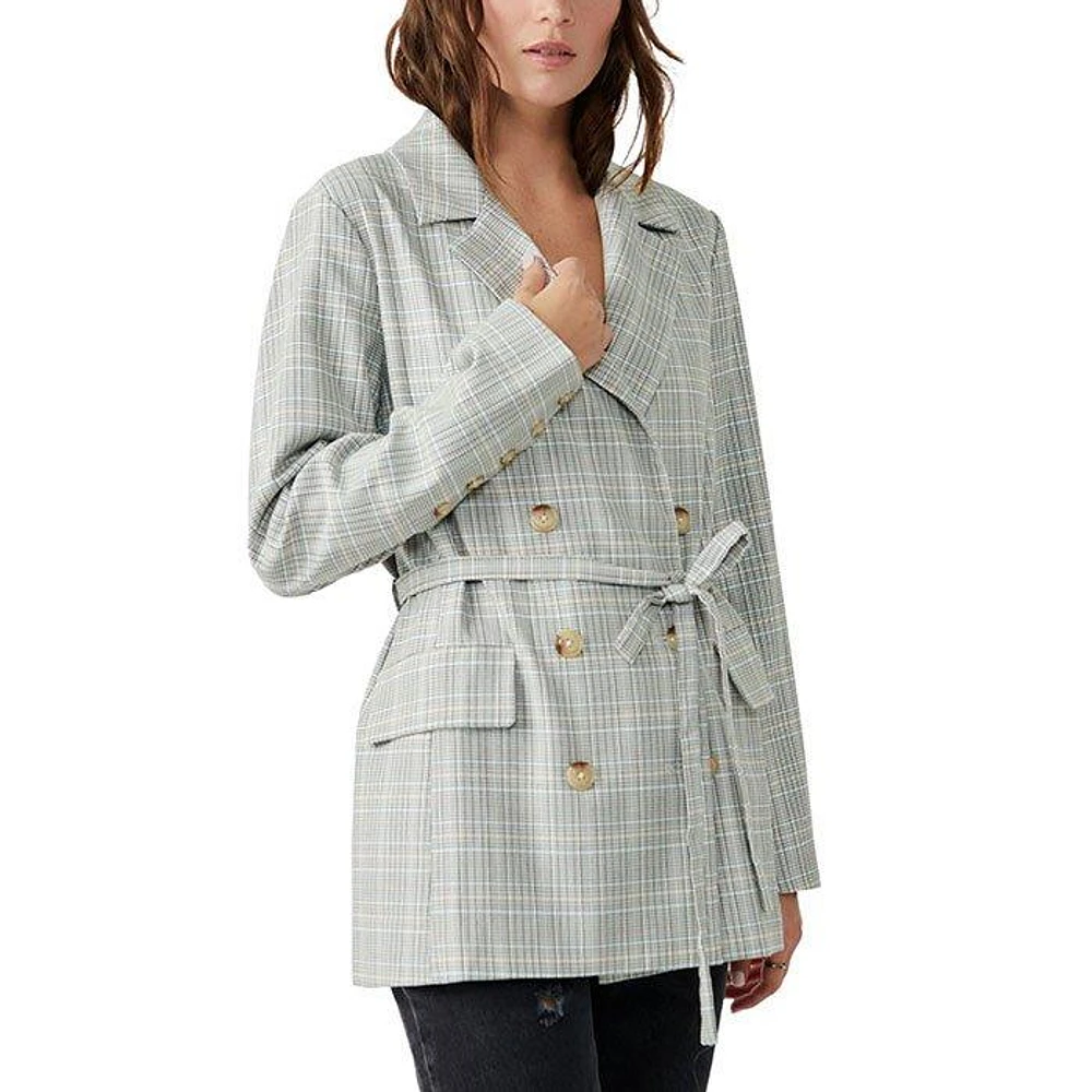 Women's Olivia Plaid Blazer