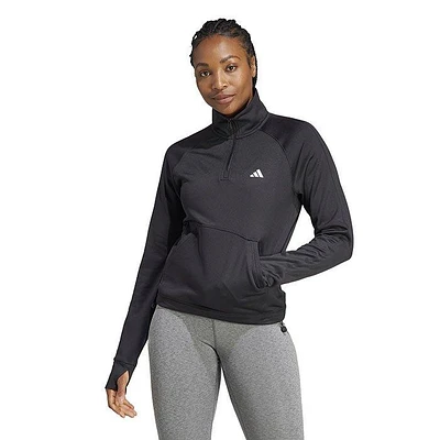 Women's AEROREADY Game & Go 1/4-Zip Fleece Top