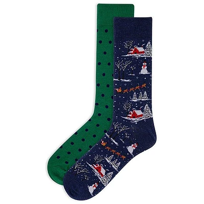 Men's Christmas Sock (2 Pack)