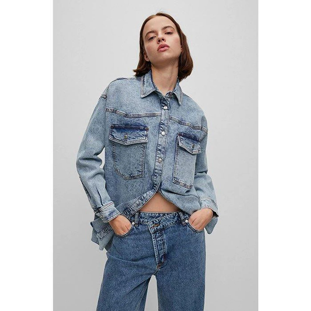 Women's Gelena Denim Shirt Jacket