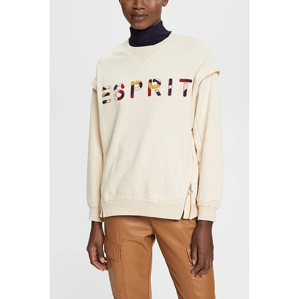 Women's Textured Logo Sweatshirt