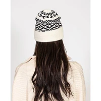Women's Fair Isle Knit Beanie