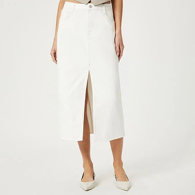 Women's Marin Denim Midi Skirt