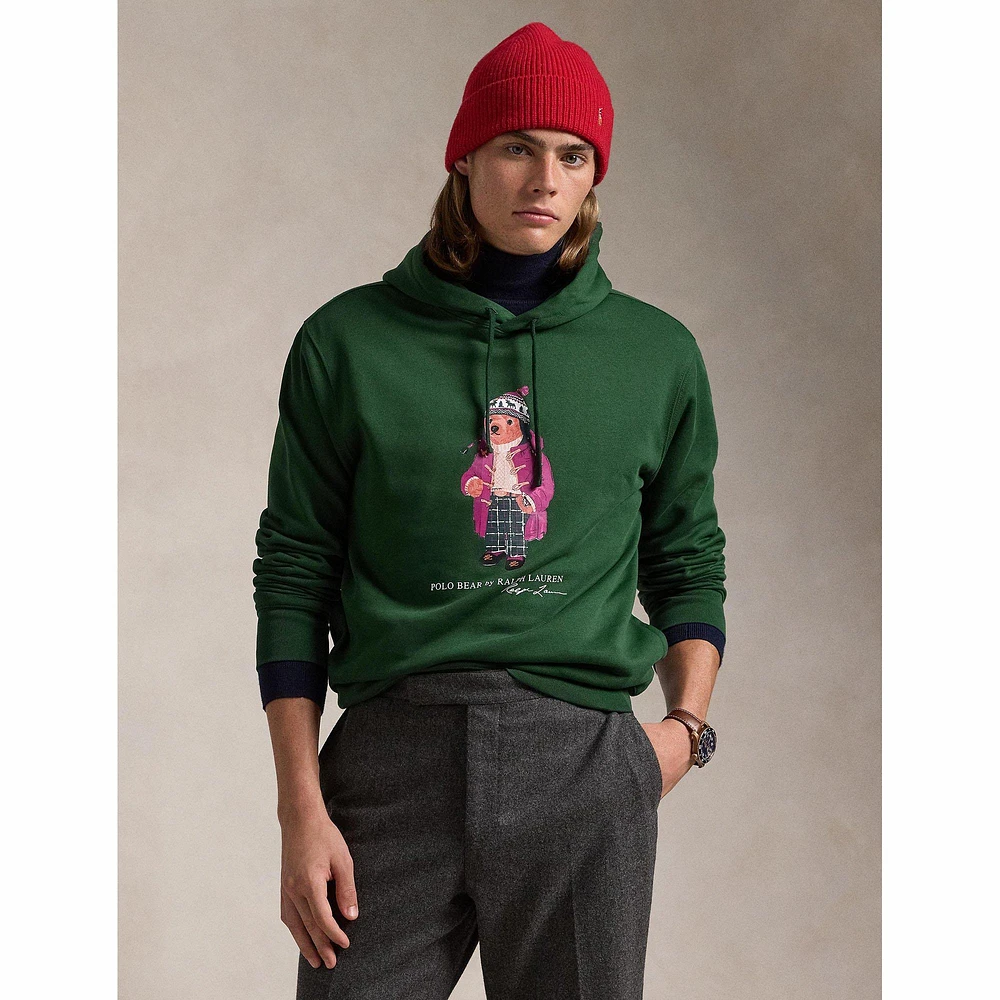 Men's Polo Bear Fleece Hoodie