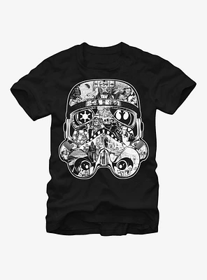 Star Wars Stormtrooper Scenes T-Shirt