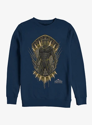 Marvel Black Panther 2018 Claw Crest Sweatshirt
