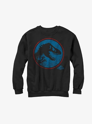 Jurassic World Retro T-Rex Circle Sweatshirt