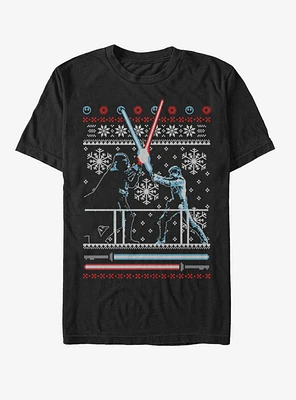 Star Wars Ugly Holiday Battle T-Shirt