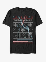 Star Wars Ugly Holiday Battle T-Shirt